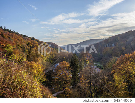 Landscape Ojcow National Park in Poland Landscape Ojcow National Park in Poland 64844009