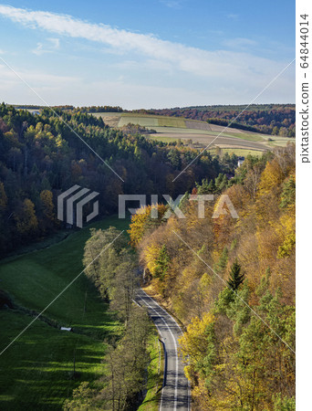 Landscape Ojcow National Park in Poland 64844014