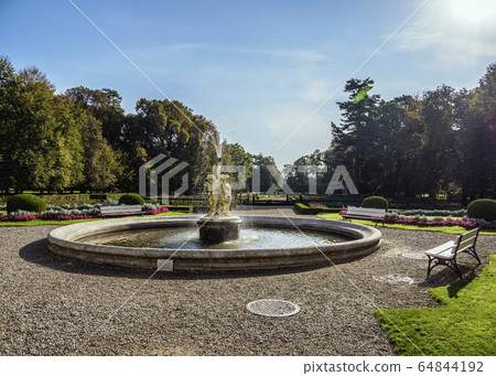 Zamoyski Palace Garden in Kozlowka, Poland 64844192
