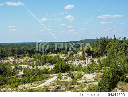 Quarry near Jozefow in Poland 64844233