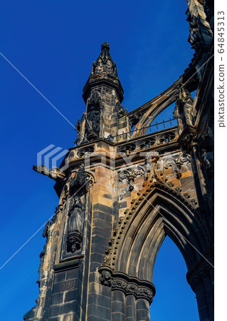 Morning view of the Scott Monument Morning view of the Scott Monument 64845313