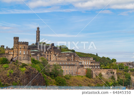 Morning sunny view of the Calton Hill area 64845350