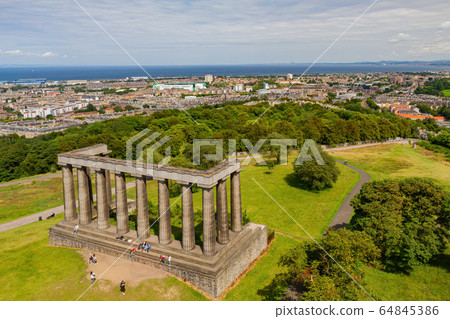 High angle view of the National Monument of 64845386