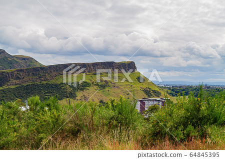Morning sunny view of the Calton Hill area 64845395
