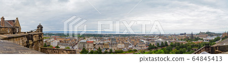High angle view of the downtown cityscape from the High angle view of the downtown cityscape from the 64845413