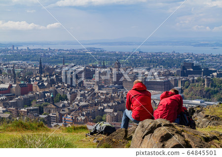 High angle view of the cityscape from Holyrood High angle view of the cityscape from Holyrood 64845501