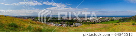 High angle view of the cityscape from Holyrood 64845513