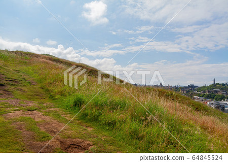 Beautiful natural landscape of Holyrood Park 64845524