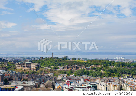 High angle view of the cityscape from Holyrood High angle view of the cityscape from Holyrood 64845548