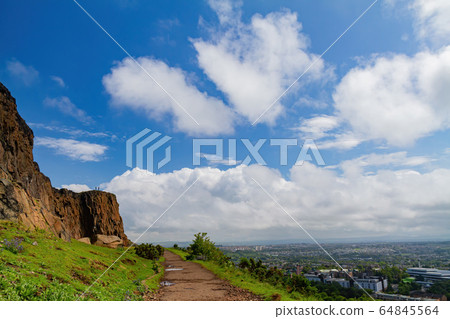 Beautiful natural landscape of Holyrood Park Beautiful natural landscape of Holyrood Park 64845564