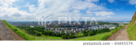 High angle view of the cityscape from Holyrood High angle view of the cityscape from Holyrood 64845574