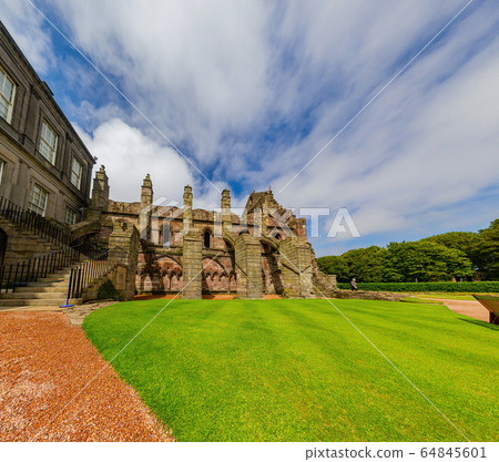 Morning view of the Holyrood Abbey ruins 64845601