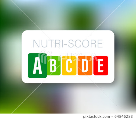Nutri score for packaging design. Logo, icon, Nutri score for packaging design. Logo, icon, 64846288