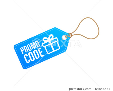 Promo code. Vector Gift Voucher with Coupon Code. Promo code. Vector Gift Voucher with Coupon Code. 64846355