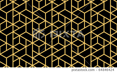 The geometric pattern with lines. Seamless vector 64846424