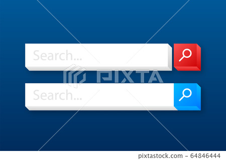 Set Search bar vector element design, set of Set Search bar vector element design, set of 64846444