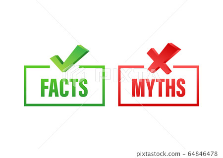 Myths facts. Facts, great design for any purposes. 64846478