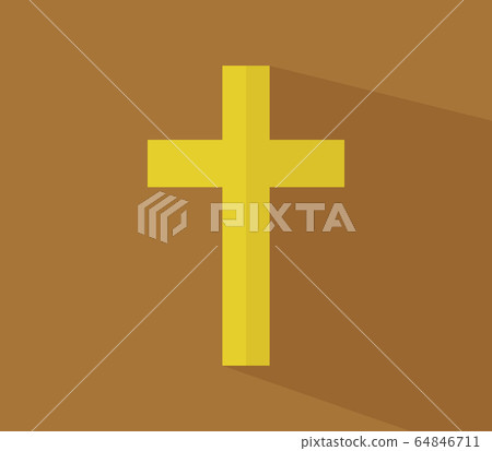 religious cross icon 64846711