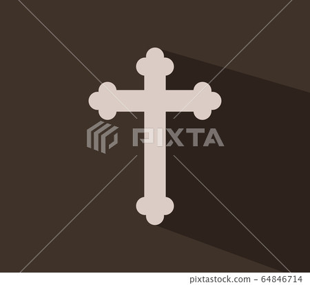 religious cross icon 64846714