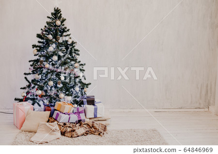 Christmas tree decorations Garland lights new year gifts Interior holiday winter Christmas tree decorations Garland lights new year gifts Interior holiday winter 64846969