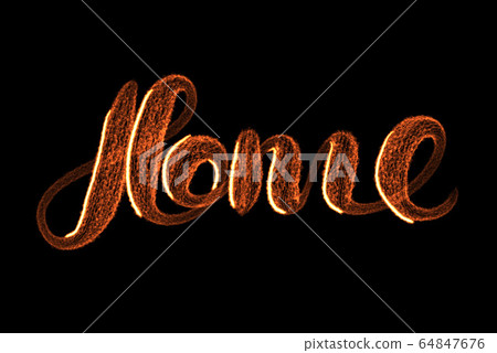 Stay at home inscription. Selfisilation Coronavirus COVID-19. Epidemic condition illustration 64847676