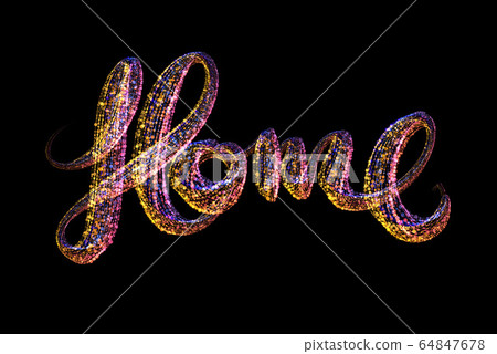 Stay at home inscription. Selfisilation Coronavirus COVID-19. Epidemic condition illustration Stay at home inscription. Selfisilation Coronavirus COVID-19. Epidemic condition illustration 64847678