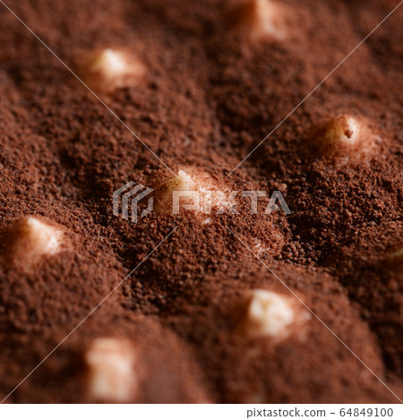 tiramisu cake close up 64849100