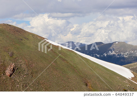 A countryside view of the Colorado mountain A countryside view of the Colorado mountain 64849337