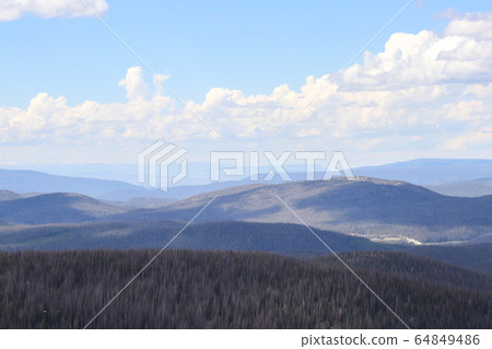 The Colorado mountain snowy covered peaks summer 2019 The Colorado mountain snowy covered peaks summer 2019 64849486