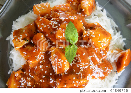 Caribbean chicken Caribbean chicken 64849736