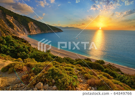 Myrtos beach Myrtos beach 64849766