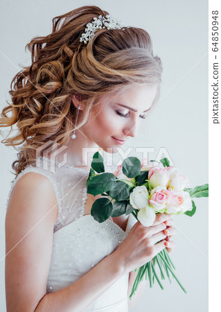 bride wedding gown white wedding love white 64850948