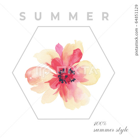  Colorful floral material combinations and design elements 64851129