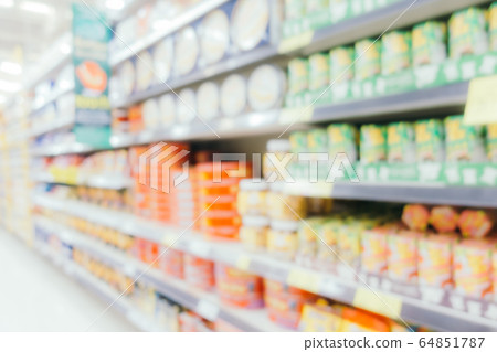 Abstract blur and defocus shopping mall in department store interior 64851787