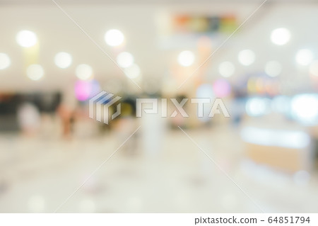 Abstract blur and defocus shopping mall in department store interior Abstract blur and defocus shopping mall in department store interior 64851794