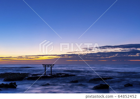 Iori Pref. Oarai Town Torii in Kamisu Iori Pref. Oarai Town Torii in Kamisu 64852452
