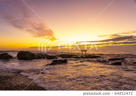 Iori Pref. Oarai Town Torii in Kamisu 64852472