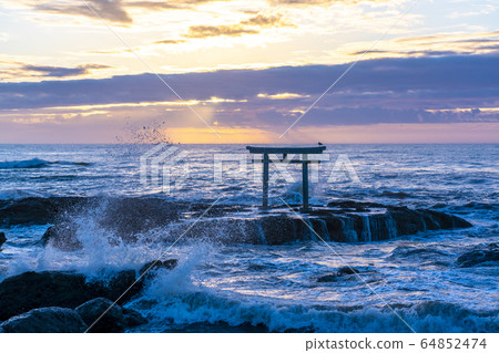 Iori Pref. Oarai Town Torii in Kamisu 64852474