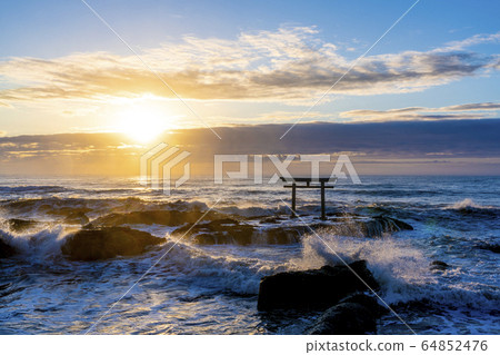 Iori Pref.Kaisu的Oarai Town Torii Iori Pref.Kaisu的Oarai Town Torii 64852476