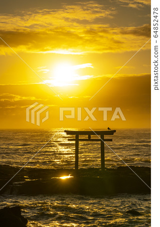 Iori Pref. Oarai Town Torii in Kamisu 64852478