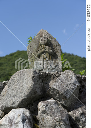 Shinshu Hakuba Village Stone Buddha in Aoki Village Shinshu Hakuba Village Stone Buddha in Aoki Village 64852672