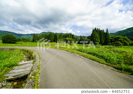 Shinshu Hakuba Village Summer Aoni Village Shinshu Hakuba Village Summer Aoni Village 64852751