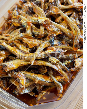 Fried Korean anchovies Fried Korean anchovies 64852874