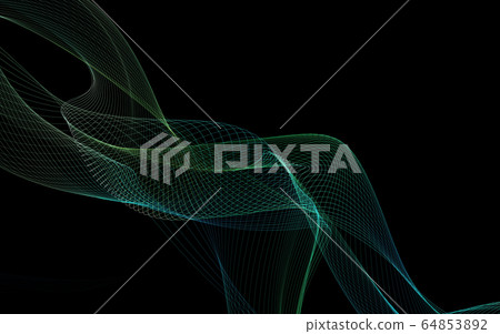 Dark abstract background with a glowing abstract Dark abstract background with a glowing abstract 64853892