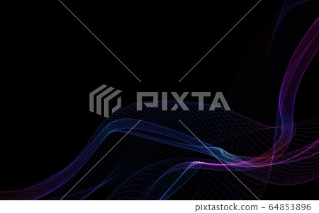 Dark abstract background with a glowing abstract 64853896