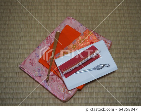 Tea ceremony guest's belongings Sukiya bag Tea ceremony guest's belongings Sukiya bag 64858847