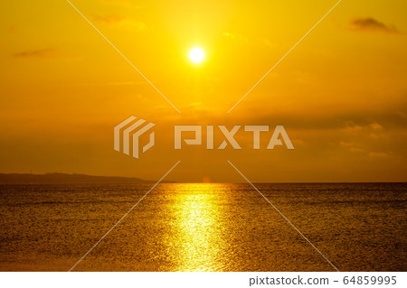 Sunset at Soya Strait "Wakkanai" 64859995