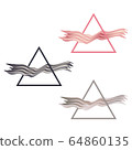 Brush stroke with geometry image for instagram 64860135
