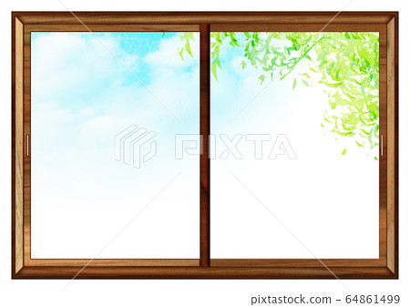 Virtual background remote meeting window window edge windowsill 64861499