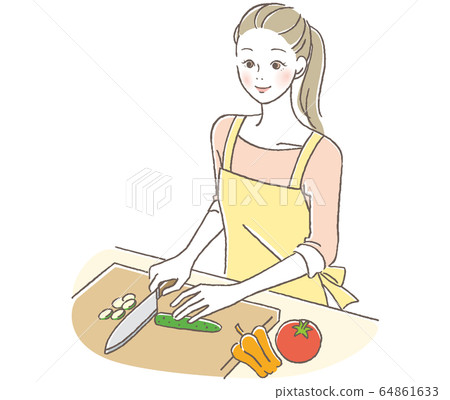 Woman cooking Woman cooking 64861633